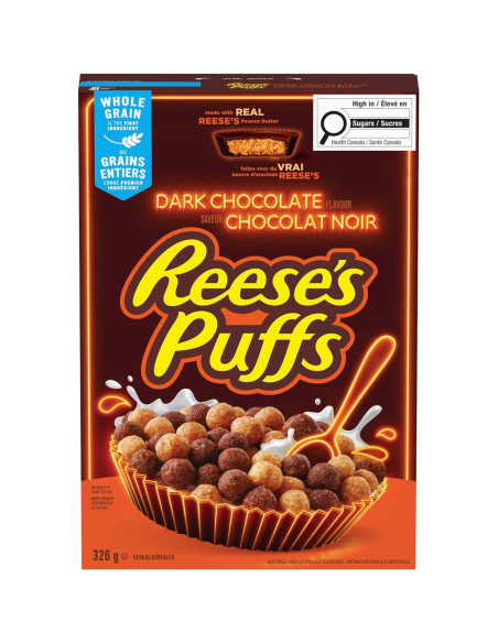 General Mills - Reese's Puffs Dark Chocolate Cereal | My American Market