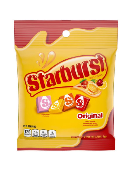 Starburst - Fruit Chews Original, caramelos masticables | My American Market