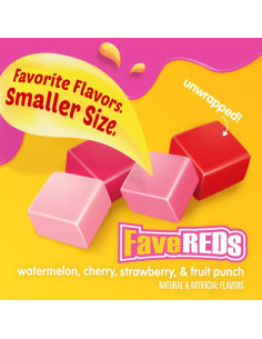 Starburst - Fruit Chews Mini FaveREDs, gusti rossi | My American Market 2