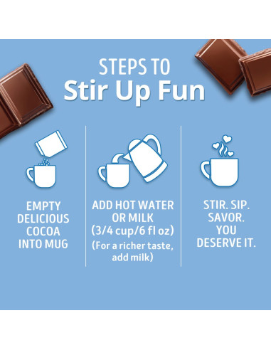 Swiss Miss - Hot Cocoa Mix Milk Chocolate, chocolat chaud | My American Market