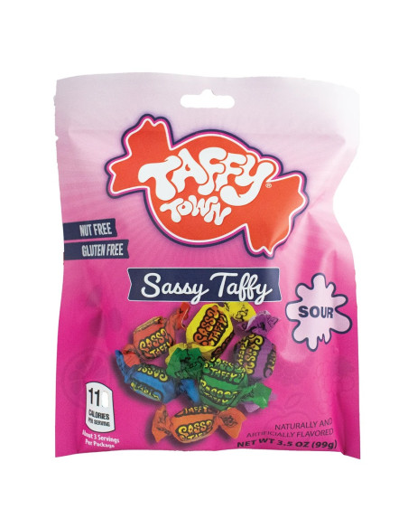 Taffy Town - Sassy Taffy Sour Salt Water Taffy | My American Market