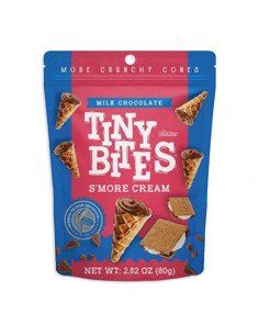 Tiny Bites - Waffle Cones S'More Cream, mini cucuruchos s'mores | My American Market