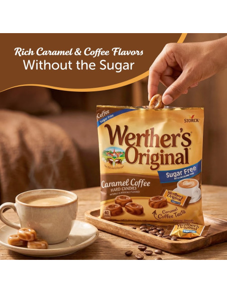 Werther's Original - Caramel Coffee Sugar Free, caramel café | My American Market