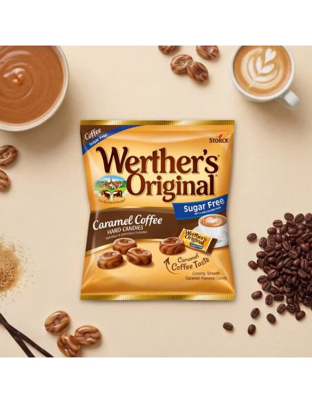 Werther's Original - Caramel Coffee Sugar Free, caramel café | My American Market