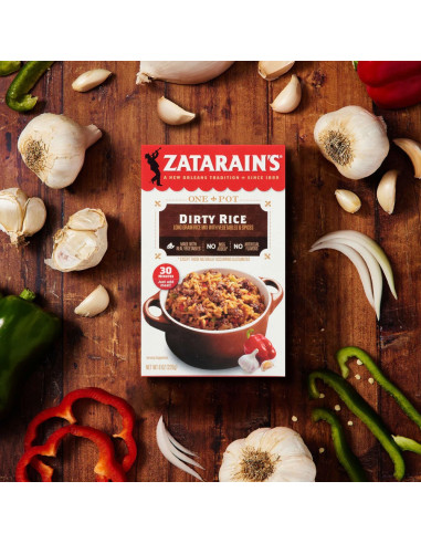 Zatarain's - Dirty Rice Mix, arroz cajún especiado | My American Market