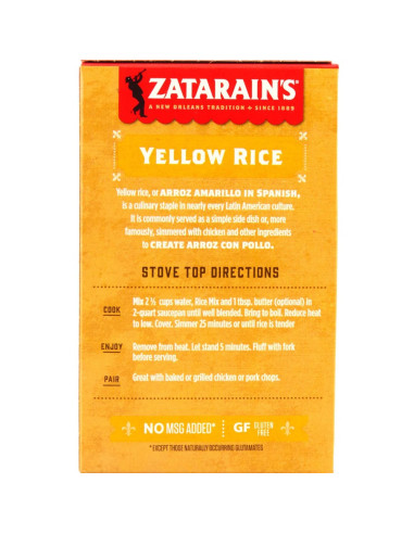 Zatarain's - Yellow Rice, riso giallo | My American Market