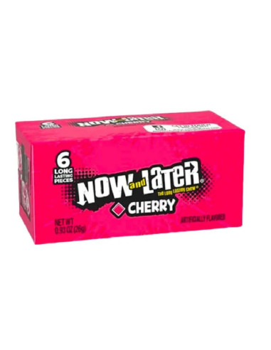 Now and Later Chewy Cherry, caramelle gommose alla ciliegia | My American Market