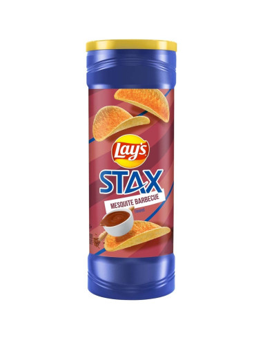 Lay's - Stax Mesquite Barbecue, patatine barbecue affumicato | My American Market