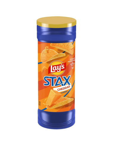 Lay's - Stax Cheddar, chips au cheddar | My American Market