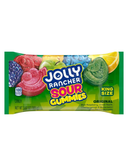 Jolly Rancher - Gummies Sours Original King Size, caramelle gommose aspre | My American Market