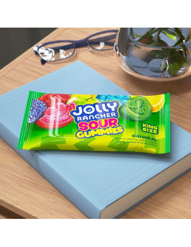 Jolly Rancher - Gummies Sours Original King Size, caramelle gommose aspre | My American Market
