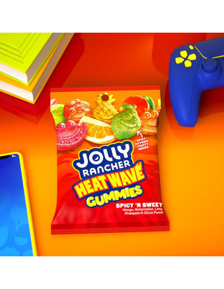 Jolly Rancher - Heat Wave Gummies Spicy 'N Sweet, caramelle gommose dolci e piccanti | My American Market