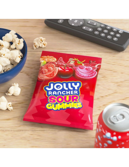 Jolly Rancher - Sour Gummies Awesome Reds, caramelle gommose aspre ai frutti rossi | My American Market