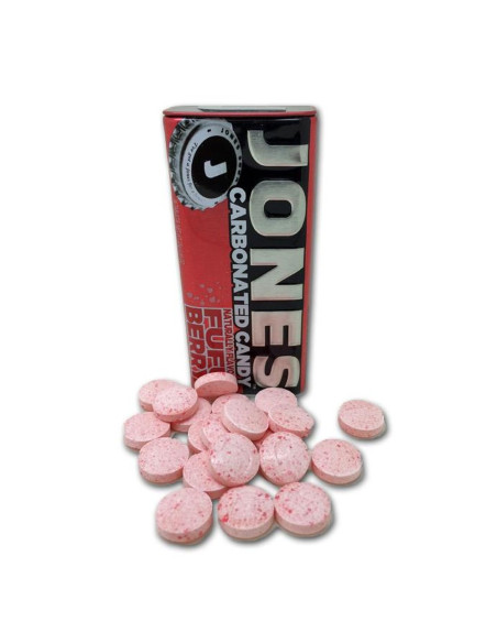 Jones - Carbonated Candy Fufu Berry, bonbons pétillants fruits rouges | My American Market