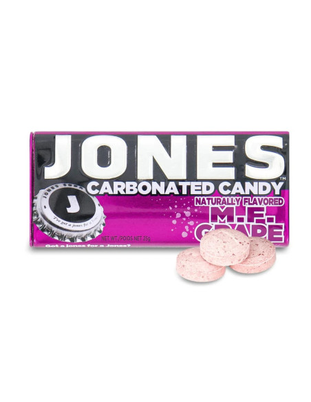 Jones - Carbonated Candy M.F Grape, bonbons pétillants raisin | My American Market