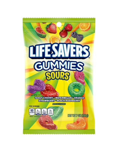 Life Savers - Gummies Sours, bonbons gélifiés acidulés | My American Market