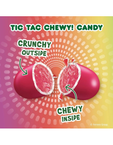 Tic Tac - Chewy Adventure, caramelle morbide fruttate | My American Market