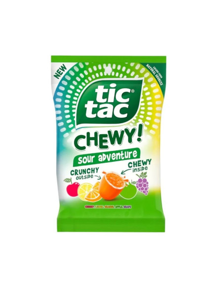 Tic Tac - Chewy Sour Adventure, bonbons moelleux acidulés | My American Market