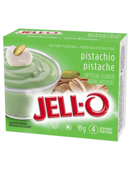 Jell-O - Instant Pudding Pistachio, crème dessert à la pistache | My American Market