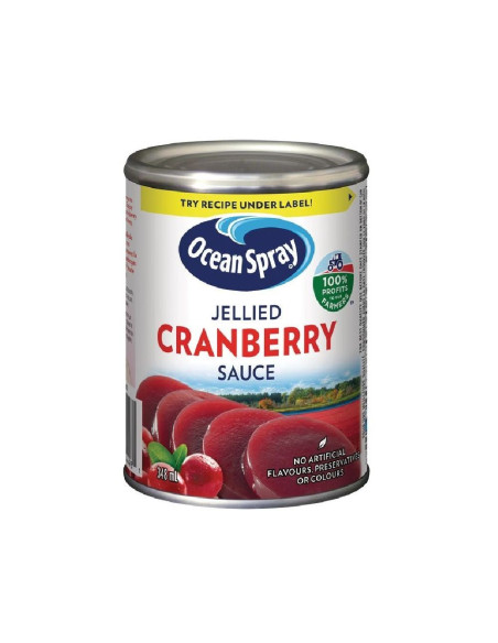 Ocean Spray - Jellied Cranberry Sauce, salsa di mirtilli rossi in gelatina | My American Market