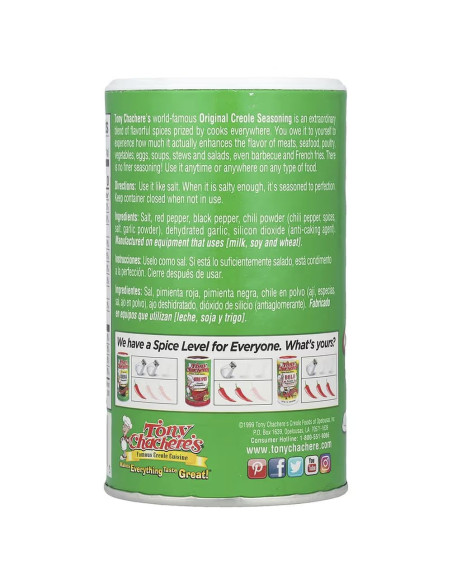 Tony Chachere's - Original Creole Seasoning, épices créoles | My American Market