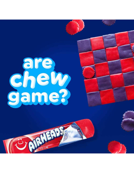 Airheads Cherry Taffy Candy - My American Market