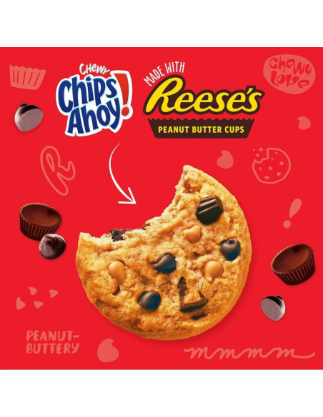Chips Ahoy! - Chewy Cookies Reese's Peanut Butter Cups, cookies moelleux | My American Market