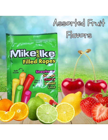Mike and Ike Filled Ropes Fruit | My American Market