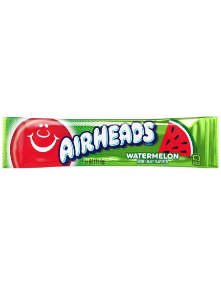 Airheads - Watermelon (barre à mâcher pastèque) - My American Market