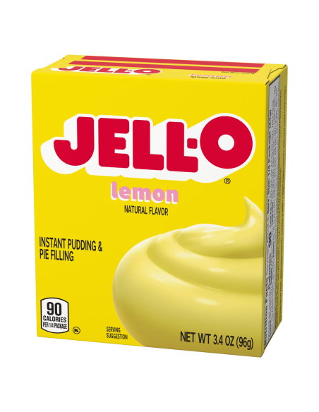 Jell-O Instant Pudding Lemon, crème dessert au citron | My American Market