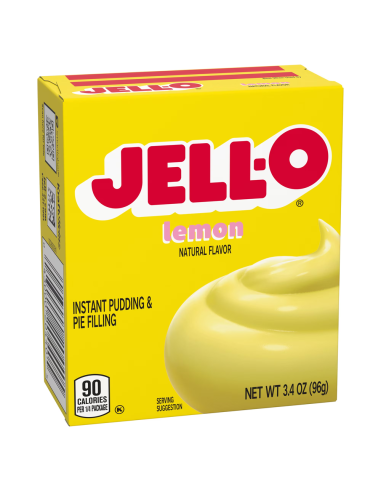 Jell-O Instant Pudding Lemon, crema de limón | My American Market