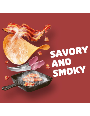 Pringles Smoky Bacon, patatine gusto bacon affumicato | My American Market