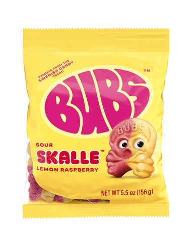 BUBS Sour Skalle Lemon Raspberry | My American Market