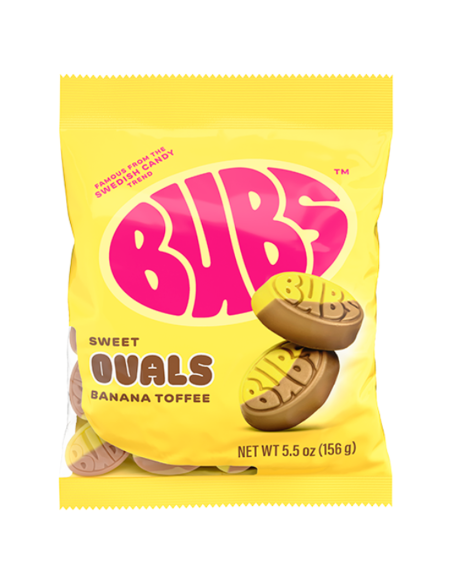 BUBS Sweet Ovals Banana Toffee | My American Market