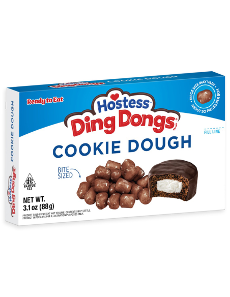 Hostess Ding Dongs Cookie Dough, bocconcini di impasto per cookie | My American Market