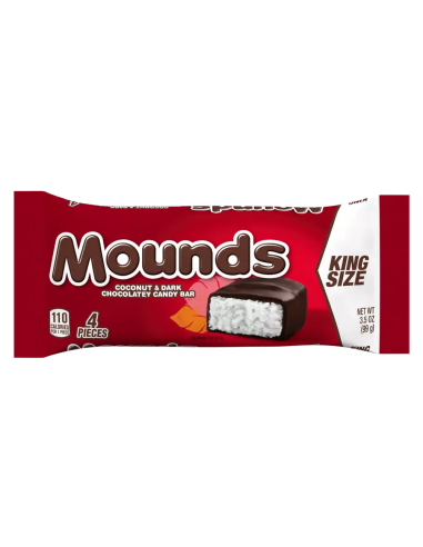 Hershey's Mounds King Size, noix de coco et chocolat noir | My American Market