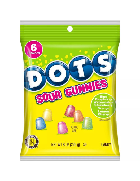 Tootsie Dots Sour Gummies | My American Market