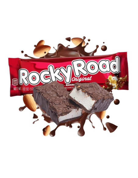 Annabelle's - Rocky Road (barre chocolatée guimauve et noix de cajou) - My American Market