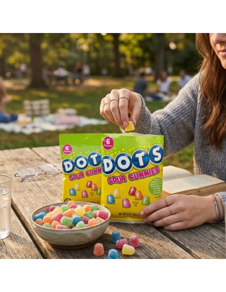 Tootsie Dots Sour Gummies, gominolas ácidas | My American Market