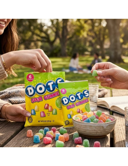 Tootsie Dots Sour Gummies | My American Market
