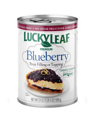 Lucky Leaf Premium Blueberry Fruit Filling, relleno de arándanos | My American Market