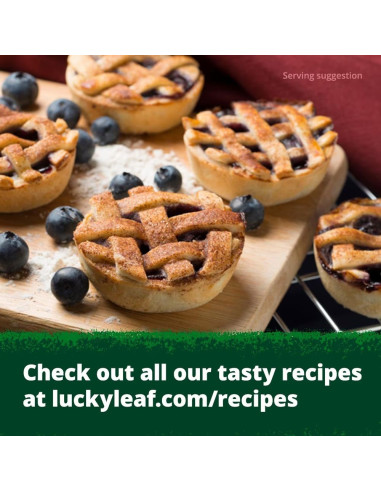 Lucky Leaf Premium Blueberry Fruit Filling, farcitura ai mirtilli | My American Market