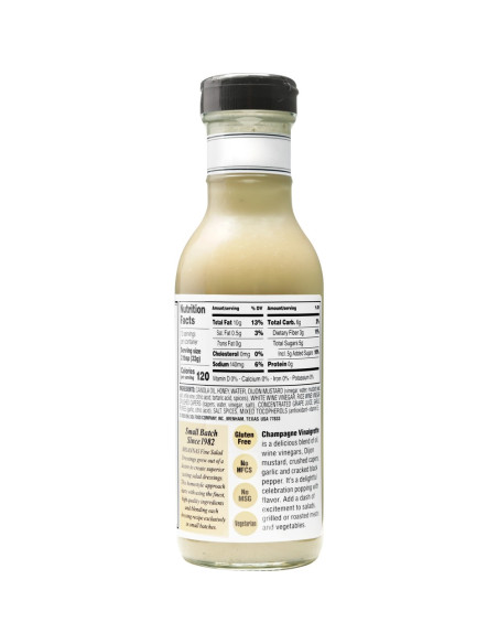 Briannas - Champagne Style Vinaigrette (vinaigrette delicata stile champagne) - My American Market