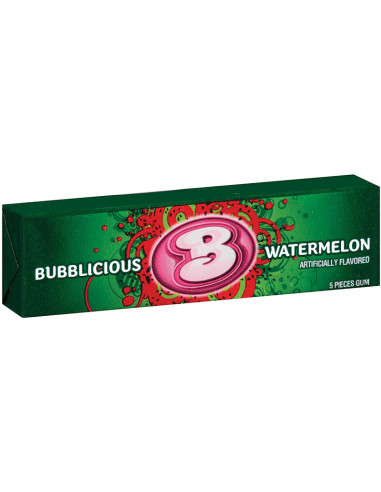 Bubblicious - Watermelon (chewing-gum pastèque) - My American Market