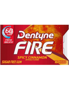 Dentyne - Fire Spicy Cinnamon (chewing-gum cannelle intense) - My American Market