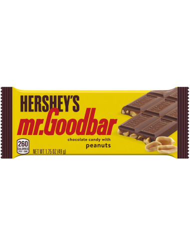 Hershey's - Mr Goodbar (barre chocolat au lait et cacahuètes) - My American Market