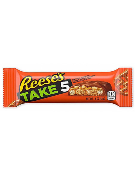 Reese's - Take 5 (barre aux 5 saveurs salées-sucrées) - My American Market