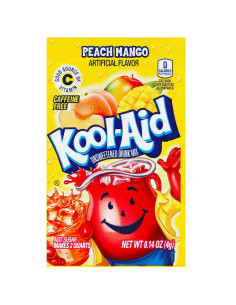 Kool-Aid Bevanda In Polvere Gusto Pesca-Mango Senza Zucchero - My American Market