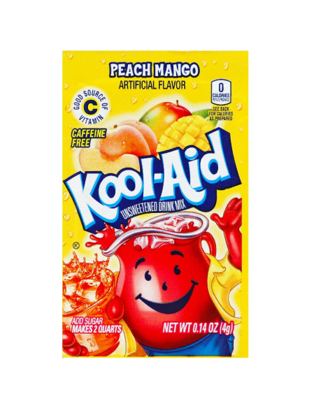 Kool-Aid Peach Mango Unsweetened Soft Drink Mix - My American Market