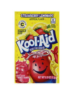 Kool Aid Bevanda In Polvere Senza Zucchero Gusto Limonata E Fragola - My American Market